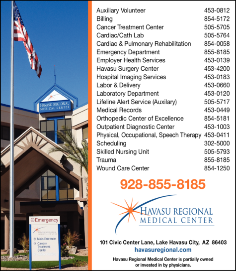 Havasu Regional Medical Center - Lake Havasu City, AZ | Mohave Local